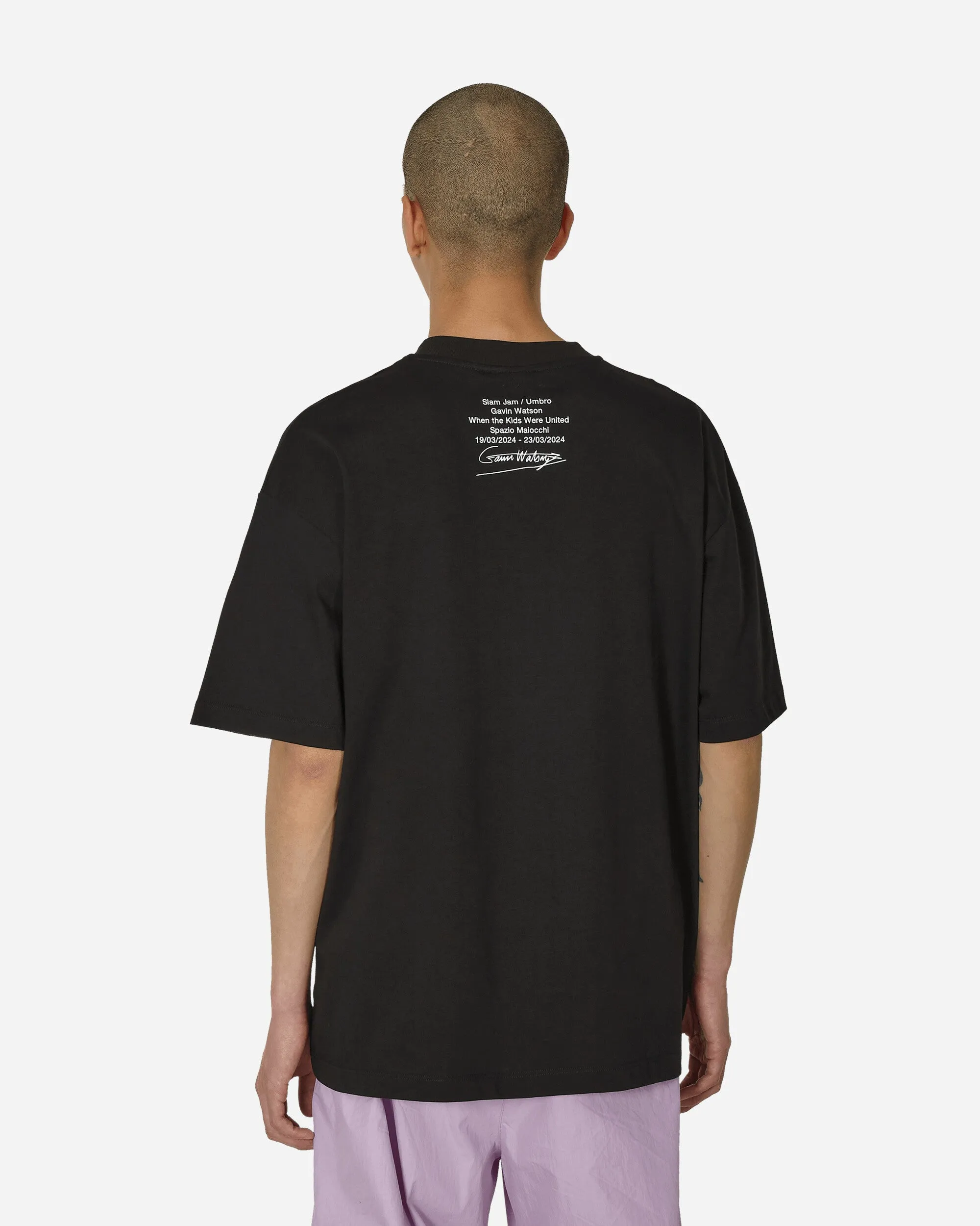 Gavin Watson Ausstellungs-Skin T-Shirt Schwarz