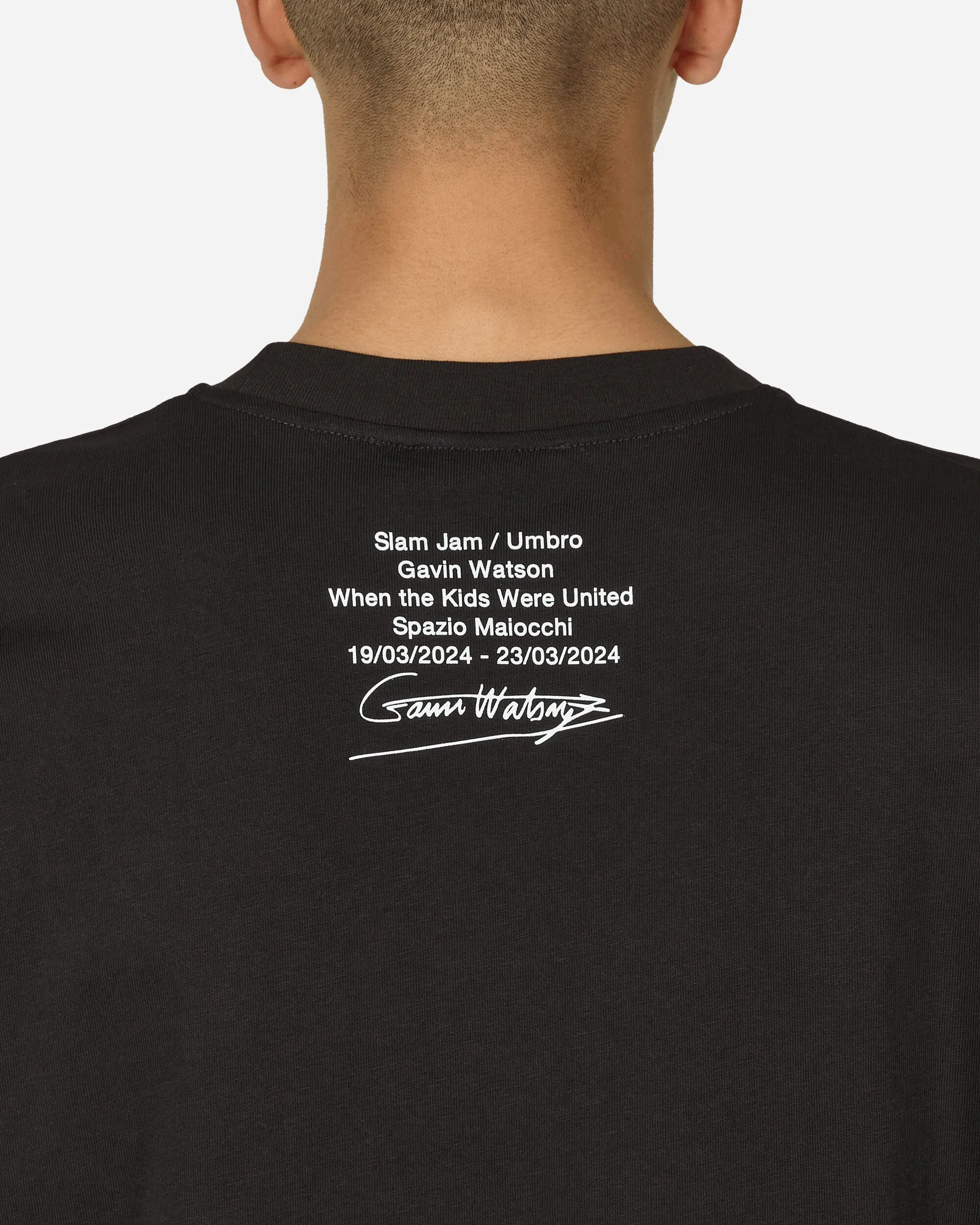 Gavin Watson Ausstellungs-Skin T-Shirt Schwarz