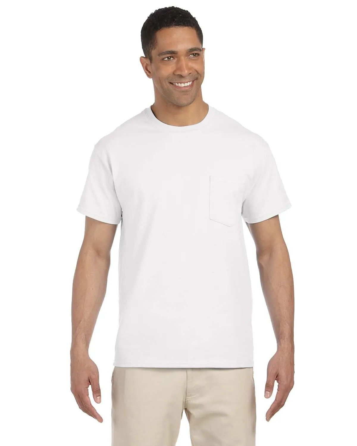 Gildan G230 Herren Ultra Baumwolle T-Shirt mit Tasche