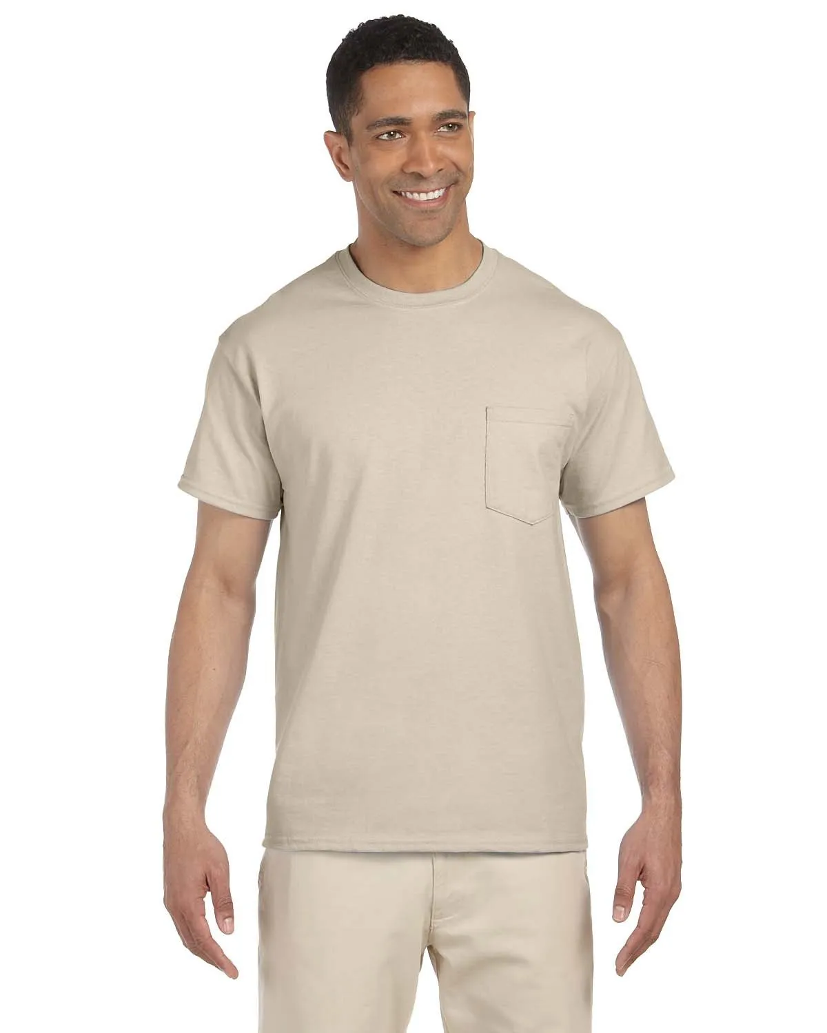 Gildan G230 Herren Ultra Baumwolle T-Shirt mit Tasche