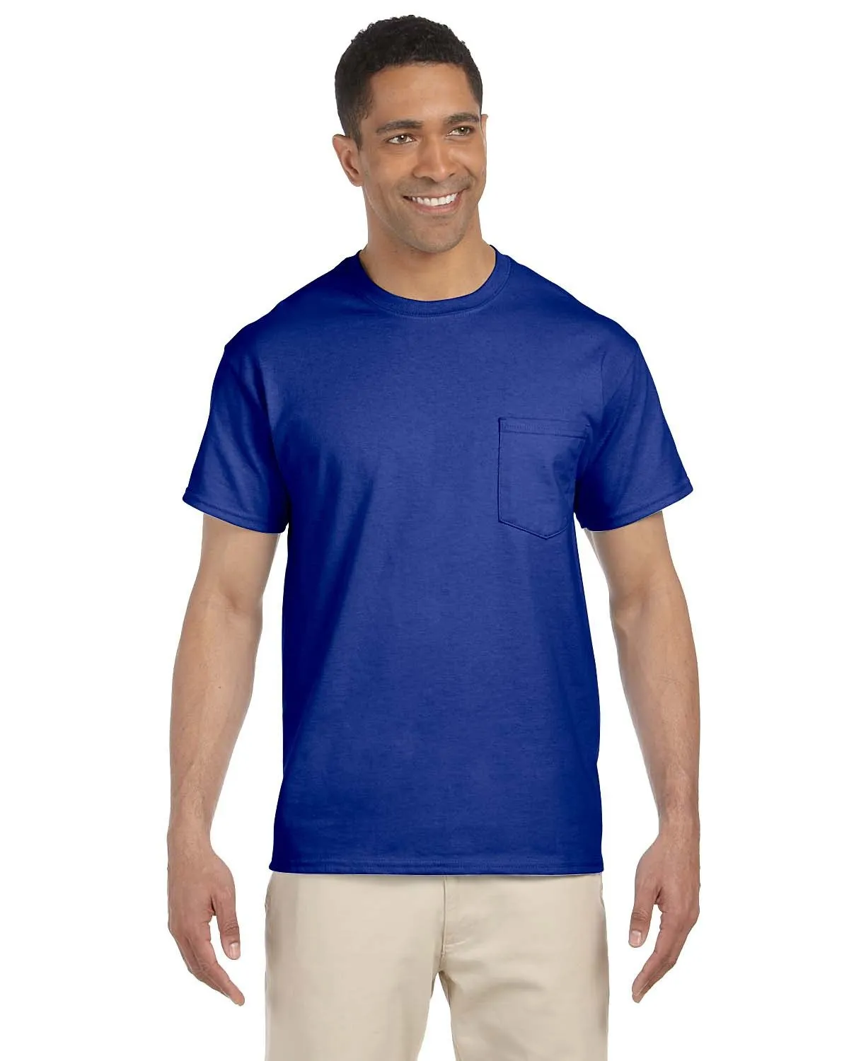 Gildan G230 Herren Ultra Baumwolle T-Shirt mit Tasche