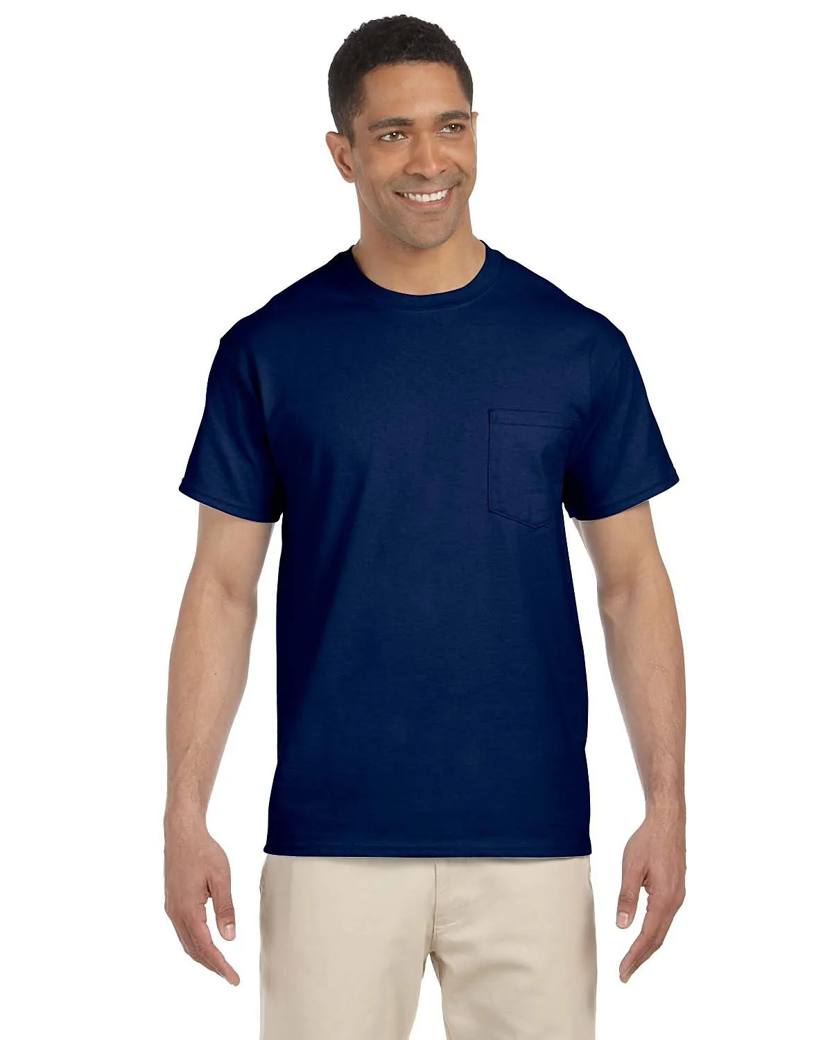 Gildan G230 Herren Ultra Baumwolle T-Shirt mit Tasche