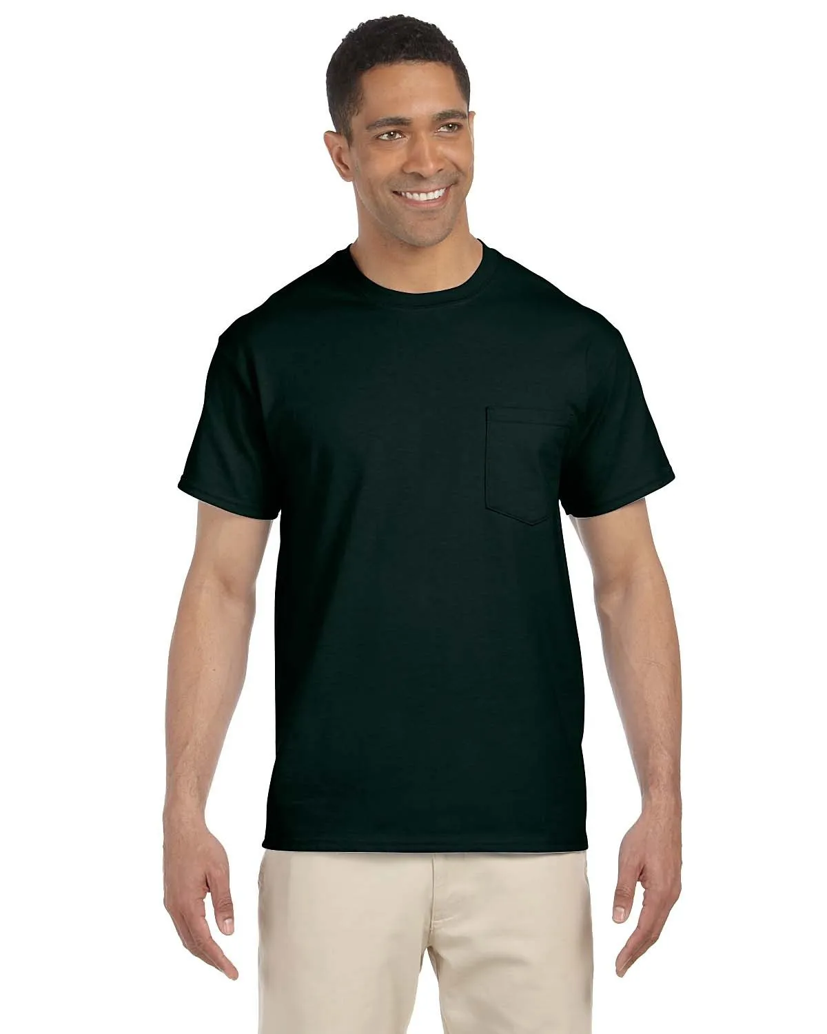 Gildan G230 Herren Ultra Baumwolle T-Shirt mit Tasche