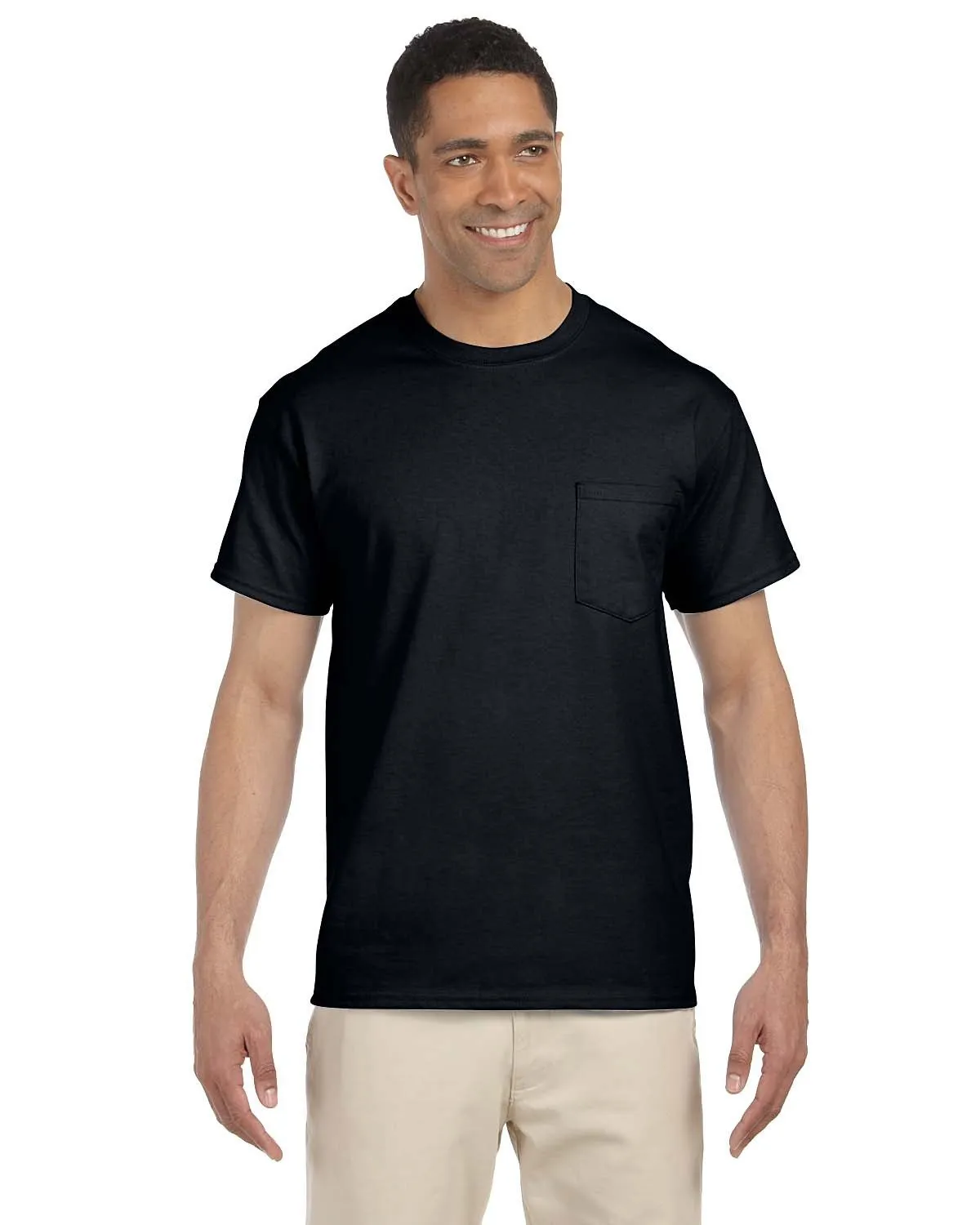 Gildan G230 Herren Ultra Baumwolle T-Shirt mit Tasche