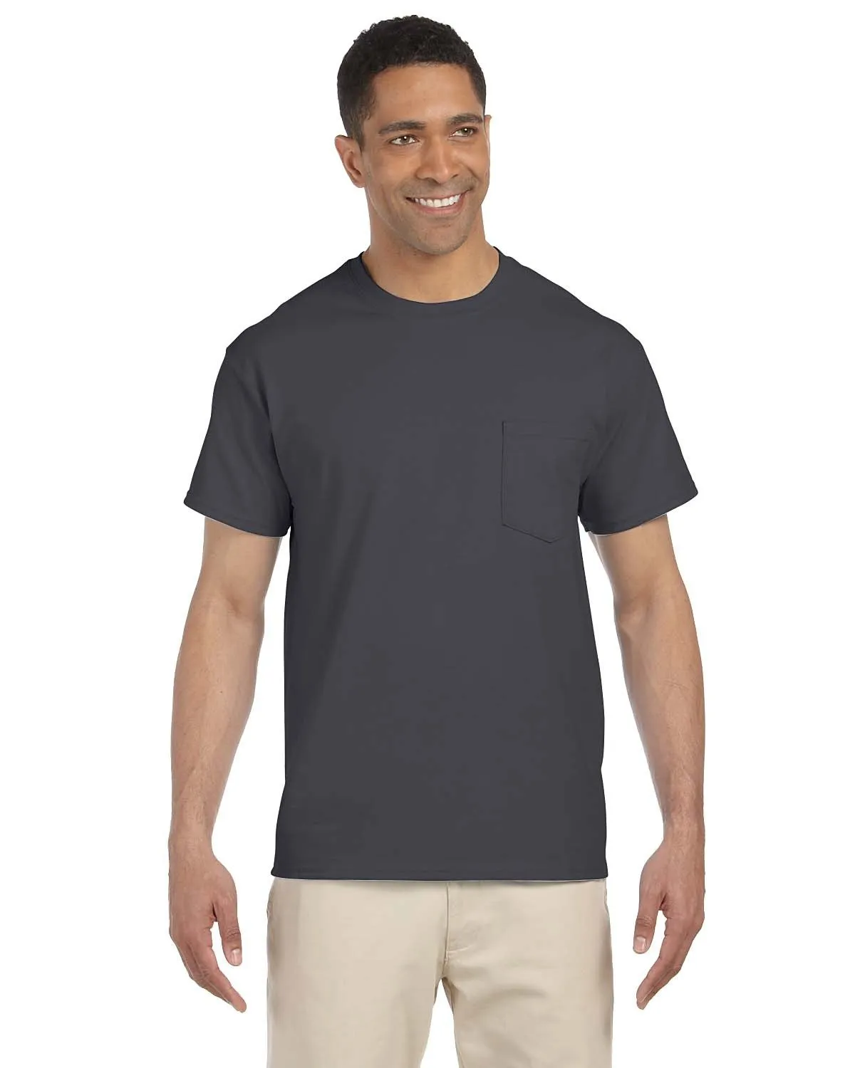 Gildan G230 Herren Ultra Baumwolle T-Shirt mit Tasche