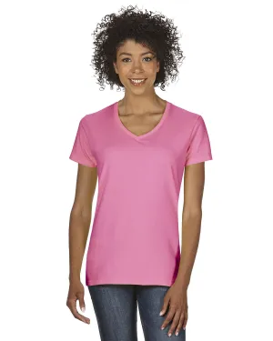 Gildan G500VL Damen Baumwoll-V-Ausschnitt T-Shirt in schwerer Qualität