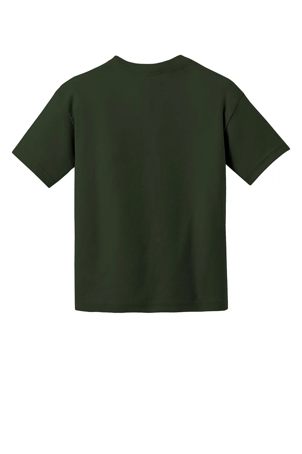 Gildan Youth DryBlend Feuchtigkeitstransportierendes Kurzarm-Crewneck-T-Shirt - Waldgrün