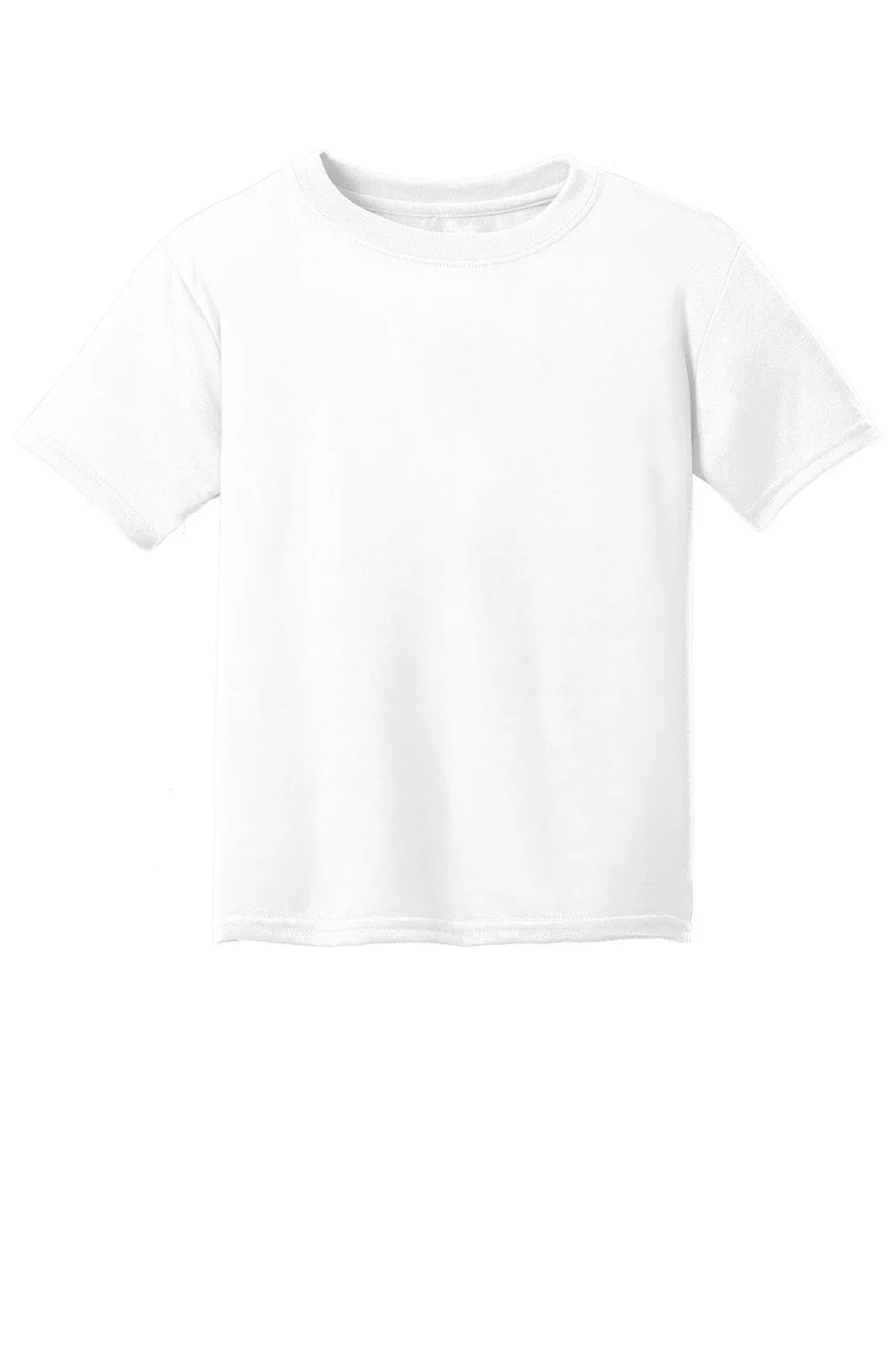 Gildan Youth Performance Jersey Feuchtigkeitstransportierendes Kurzarm-T-Shirt mit Rundhalsausschnitt - Weiß