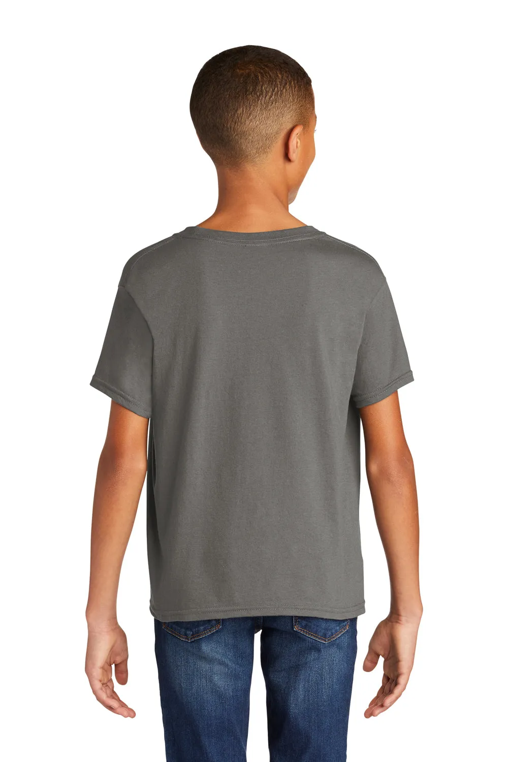 Gildan Youth Softstyle Kurzarm Rundhals T-Shirt - Anthrazitgrau