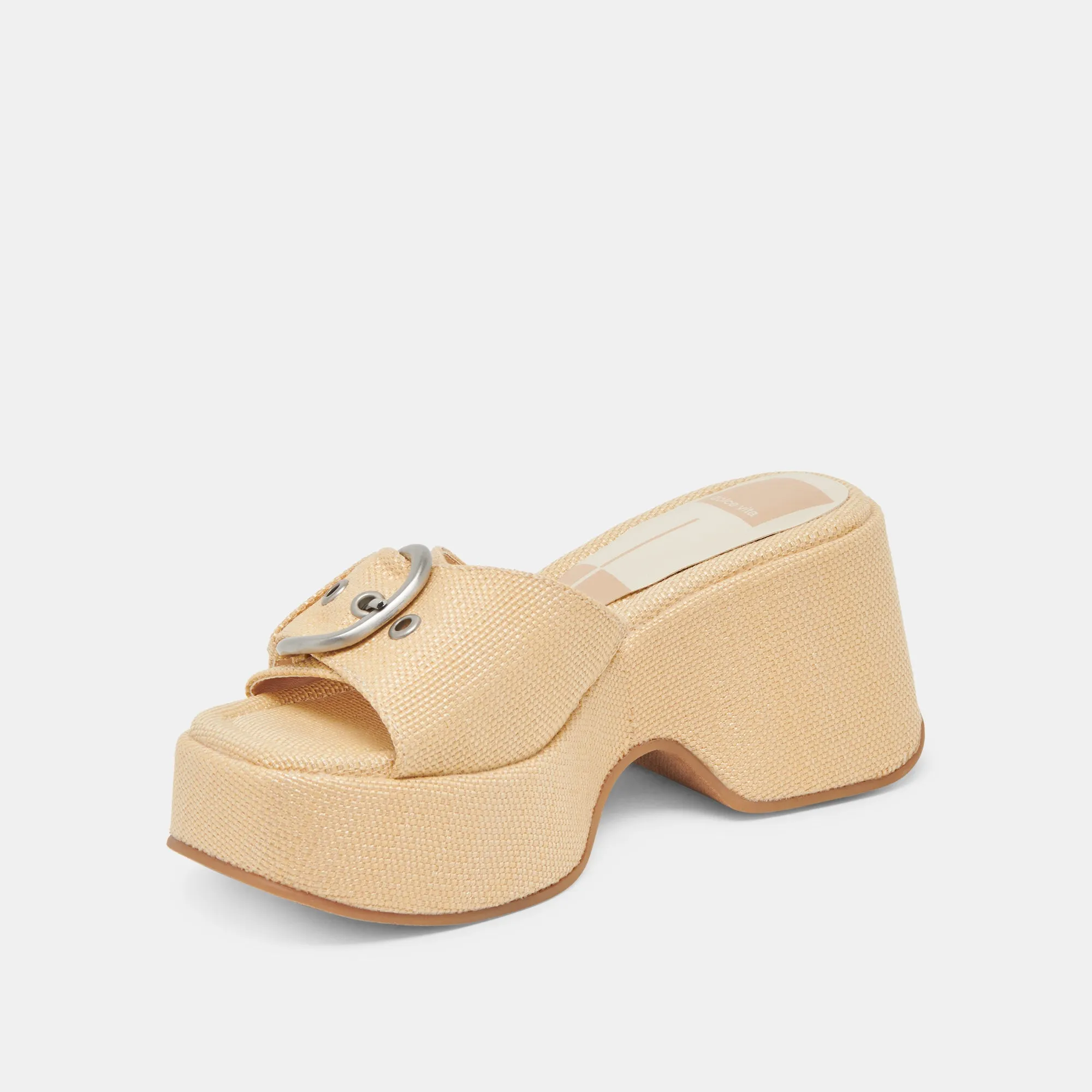 GISEL ABSÄTZE LT NATURAL GEFLOCHTENES RAFFIA