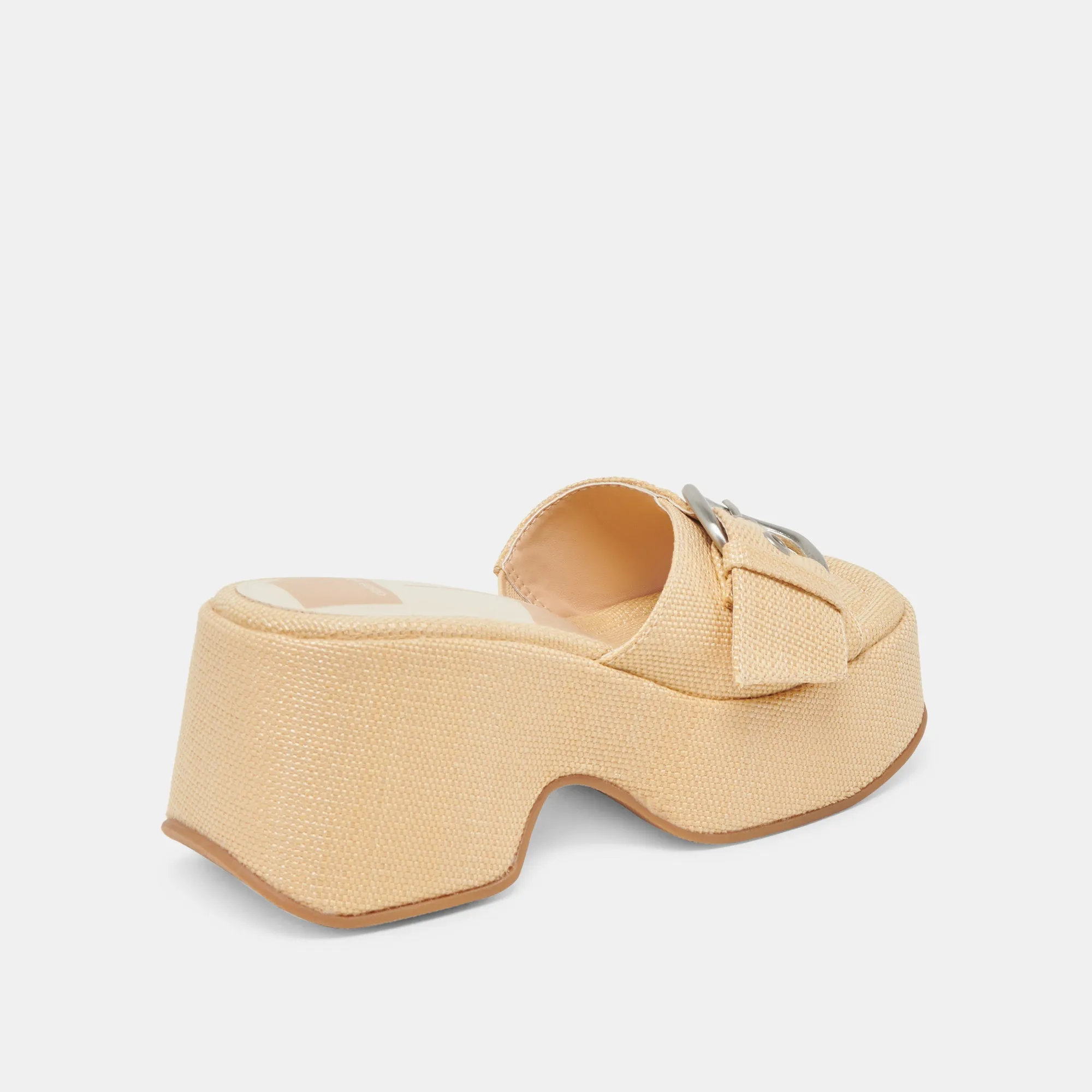 GISEL ABSÄTZE LT NATURAL GEFLOCHTENES RAFFIA