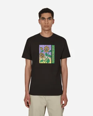 Glas T-Shirt Schwarz