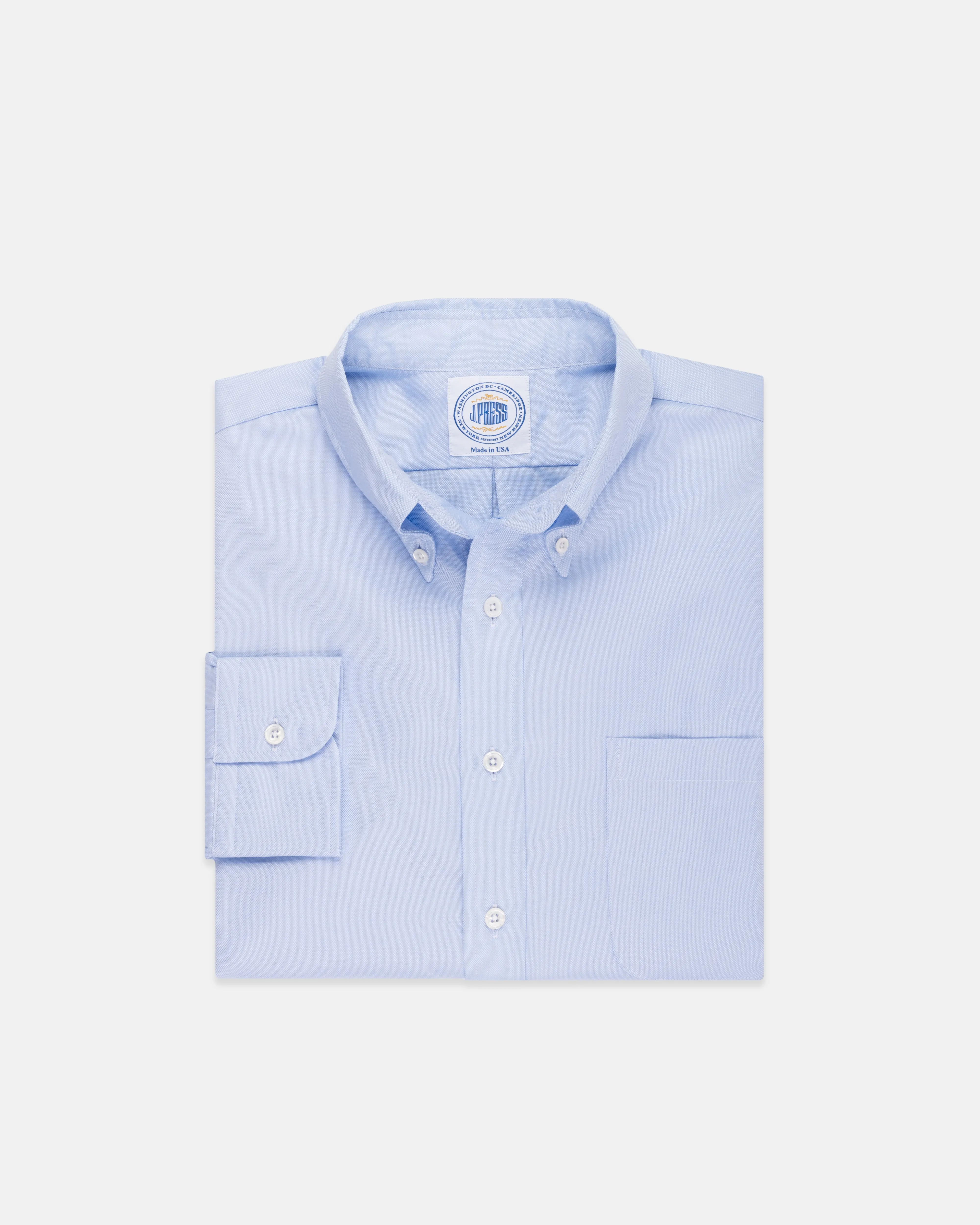 GOLD LABEL HEMD - BLAU ROYAL OXFORD