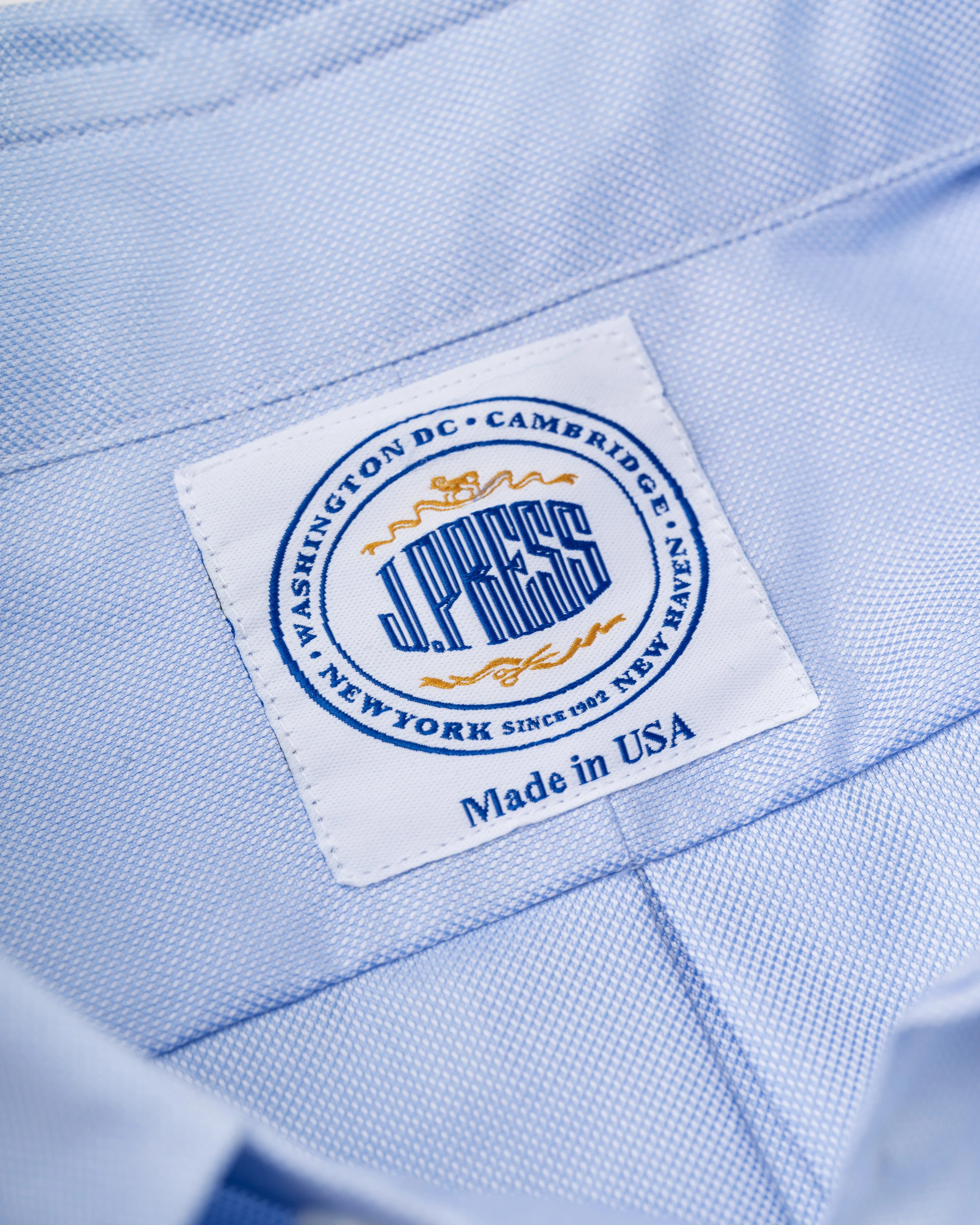 GOLD LABEL HEMD - BLAU ROYAL OXFORD
