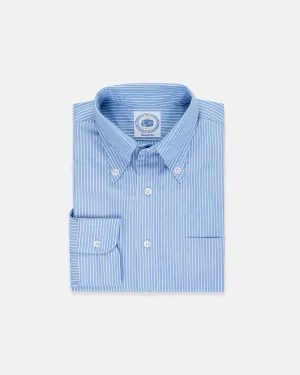 GOLD LABEL HEMD - BLAU MIT WEISSEM STREIFEN