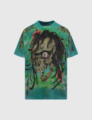 GRÜNES FARBSTOFF-T-SHIRT