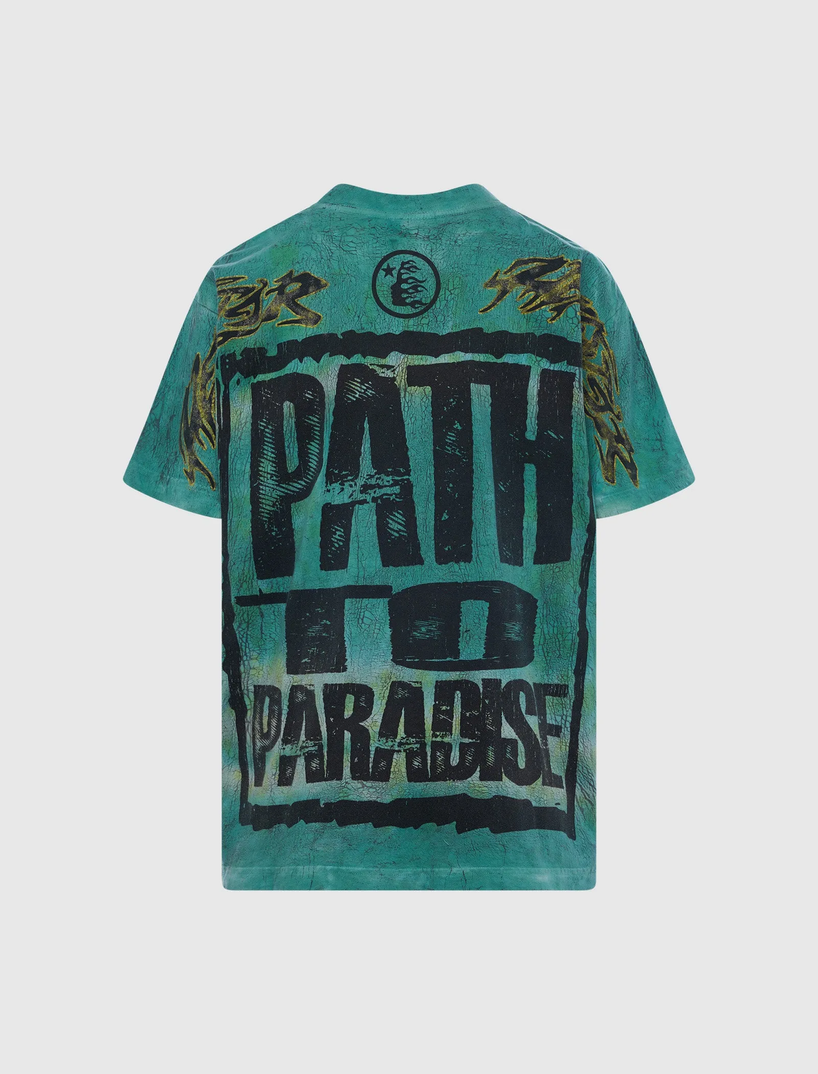 GRÜNES FARBSTOFF-T-SHIRT