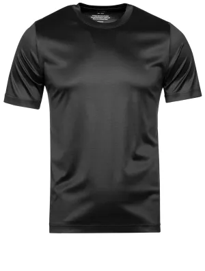 Graues Filo di Scozia Rundhals-T-Shirt