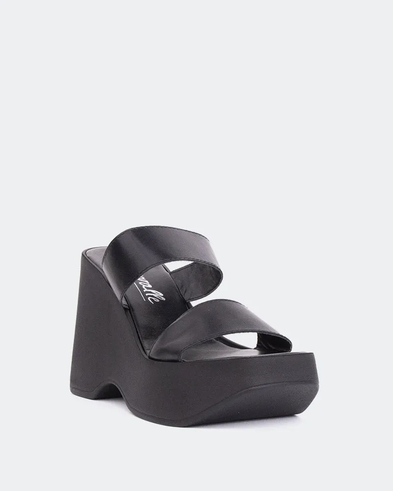 Hadid Schwarzes Leder