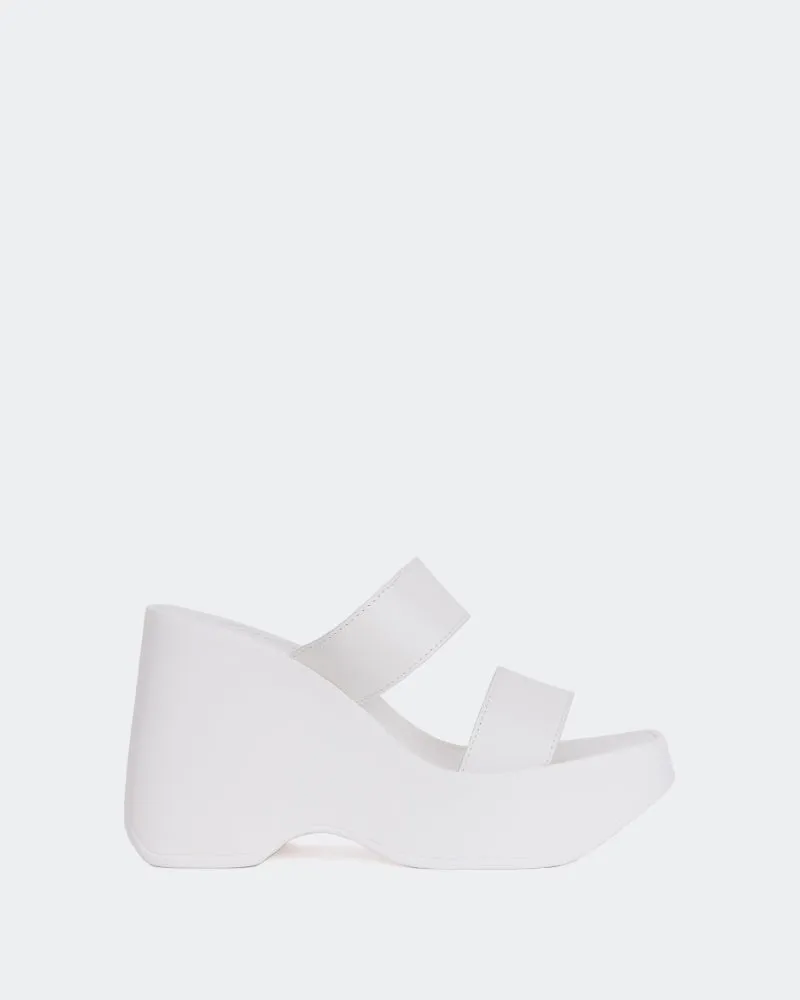 Hadid Weißes Leder