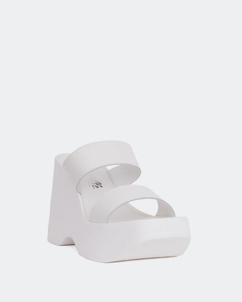 Hadid Weißes Leder