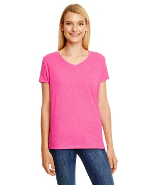 Hanes 42VT Damen X-Temp Triblend V-Ausschnitt T-Shirt