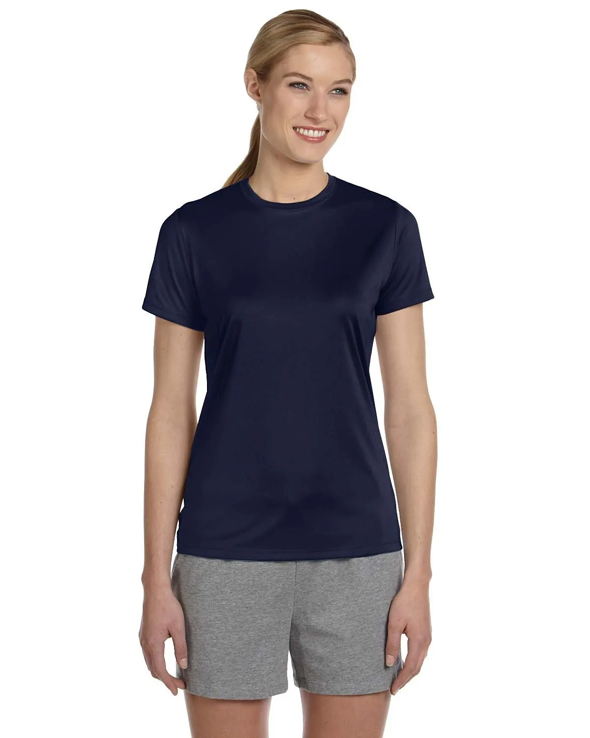 Hanes 4830 Damen Cool DRI mit FreshIQ Performance T-Shirt