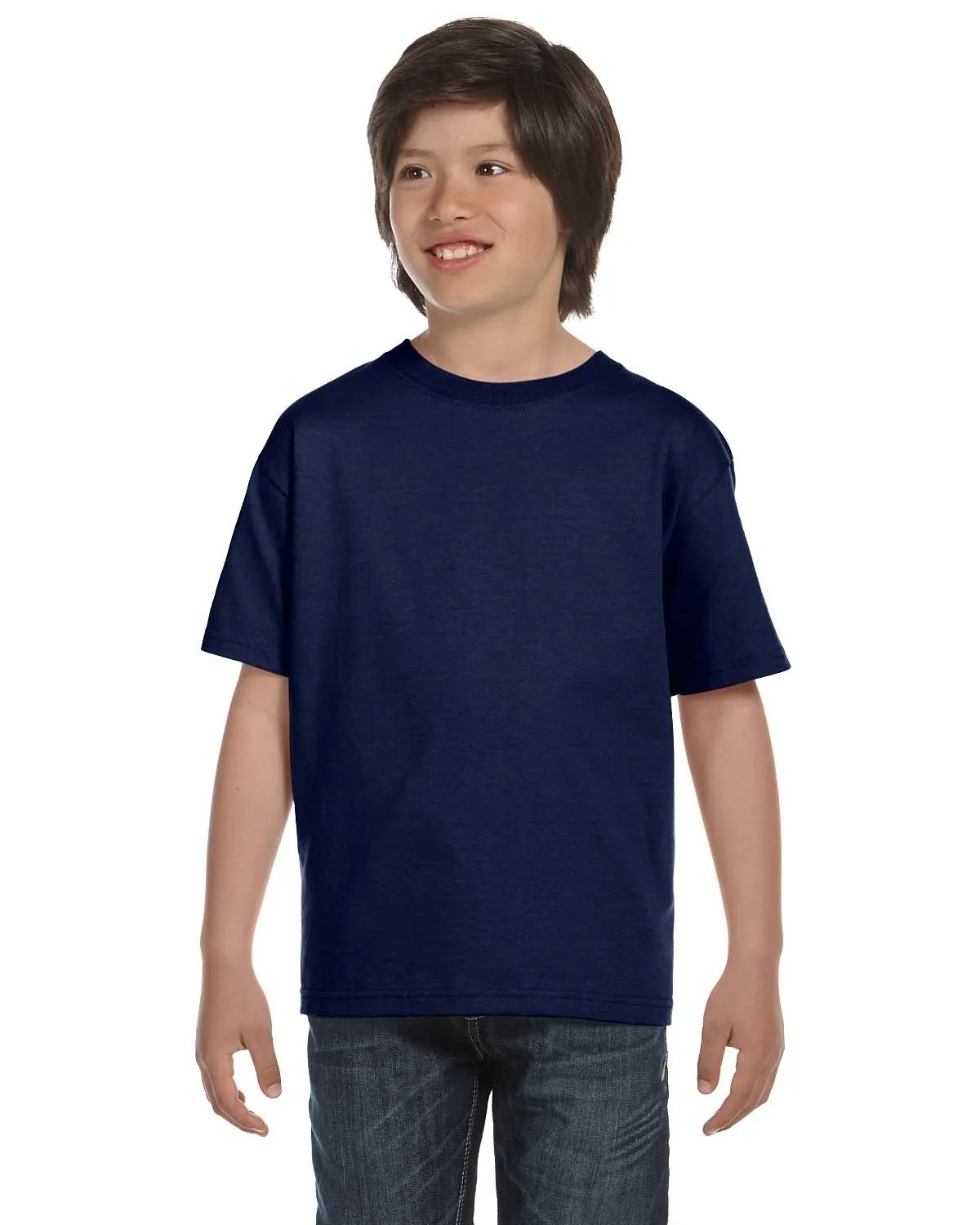 Hanes 5480 Jugend Comfortsoft Baumwoll-T-Shirt