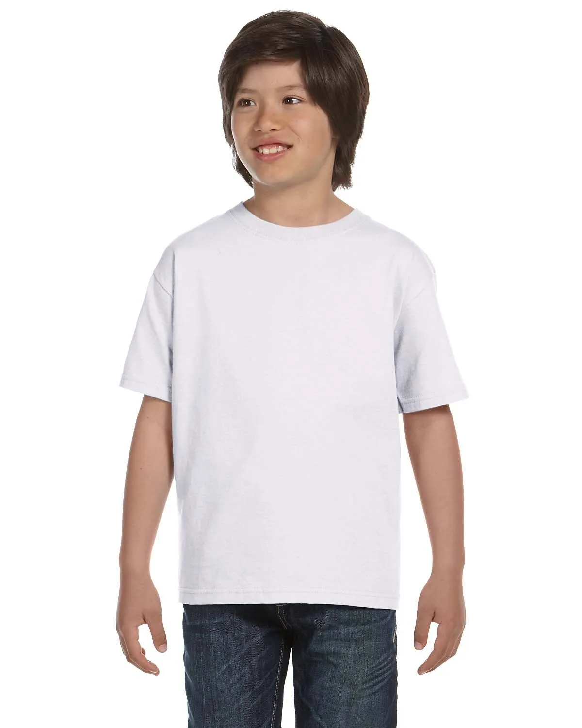 Hanes 5480 Jugend Comfortsoft Baumwoll-T-Shirt