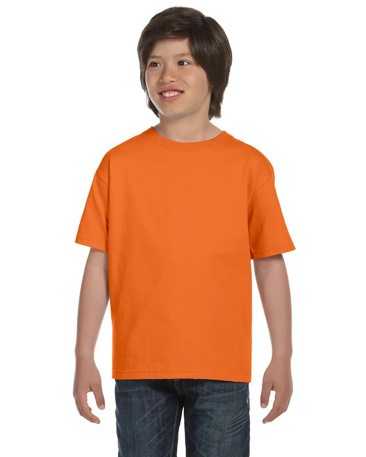Hanes 5480 Jugend Comfortsoft Baumwoll-T-Shirt