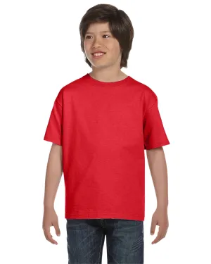 Hanes 5480 Jugend Comfortsoft Baumwoll-T-Shirt