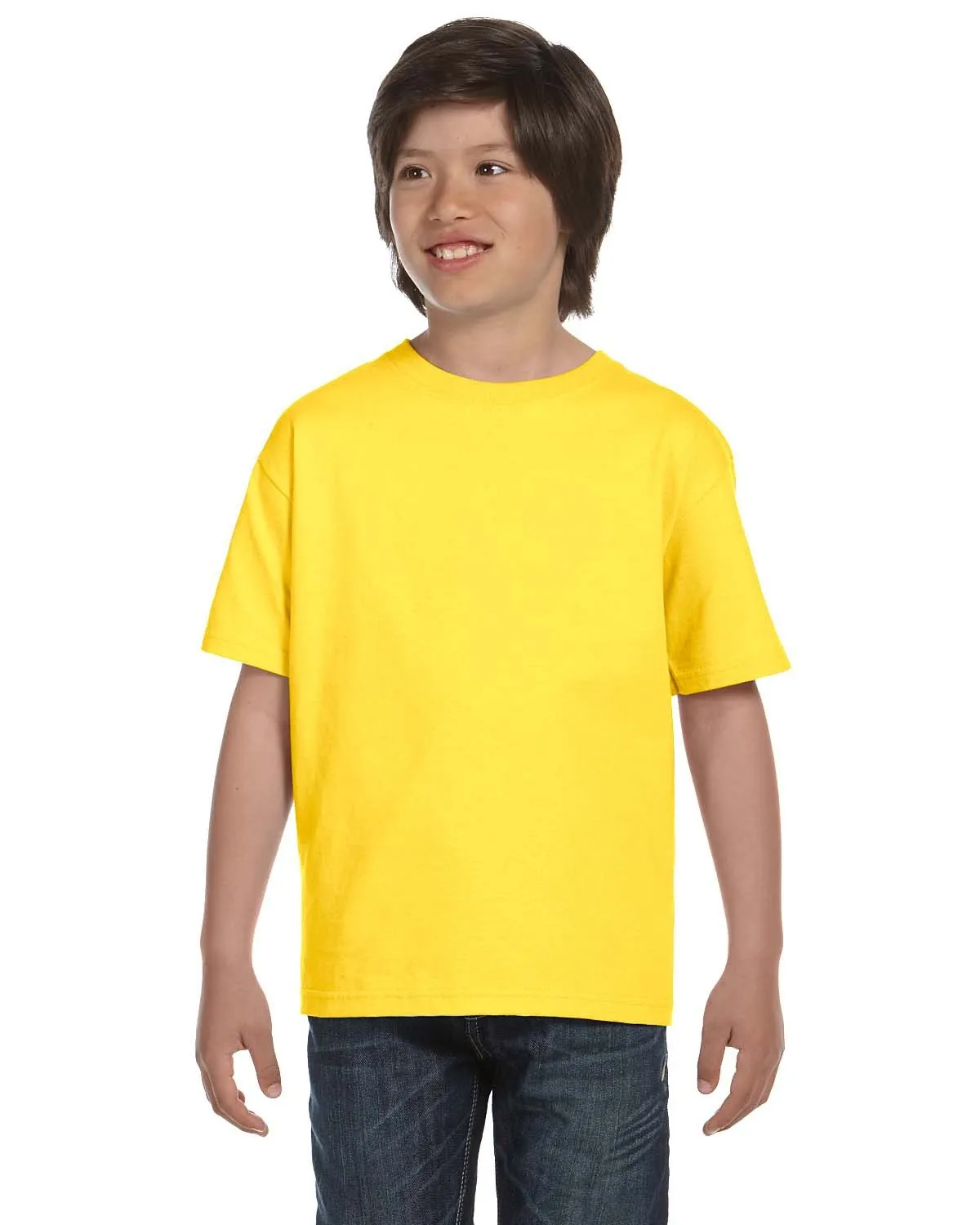 Hanes 5480 Jugend Comfortsoft Baumwoll-T-Shirt