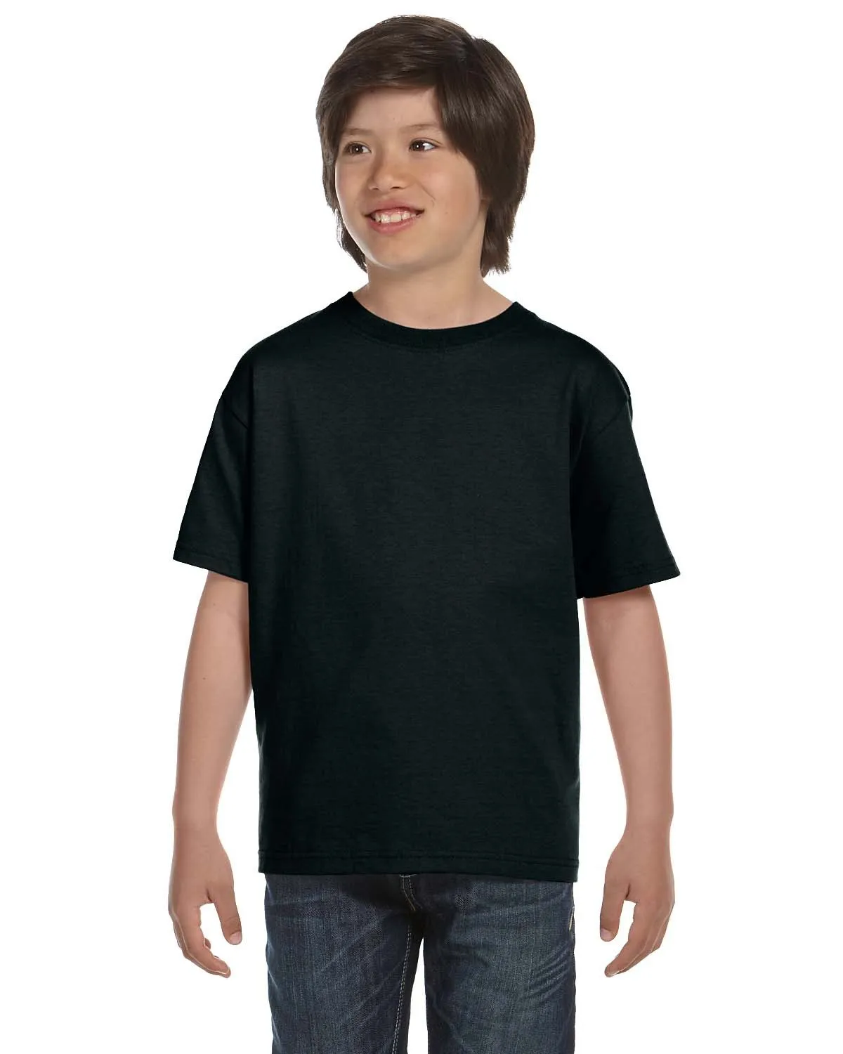 Hanes 5480 Jugend Comfortsoft Baumwoll-T-Shirt