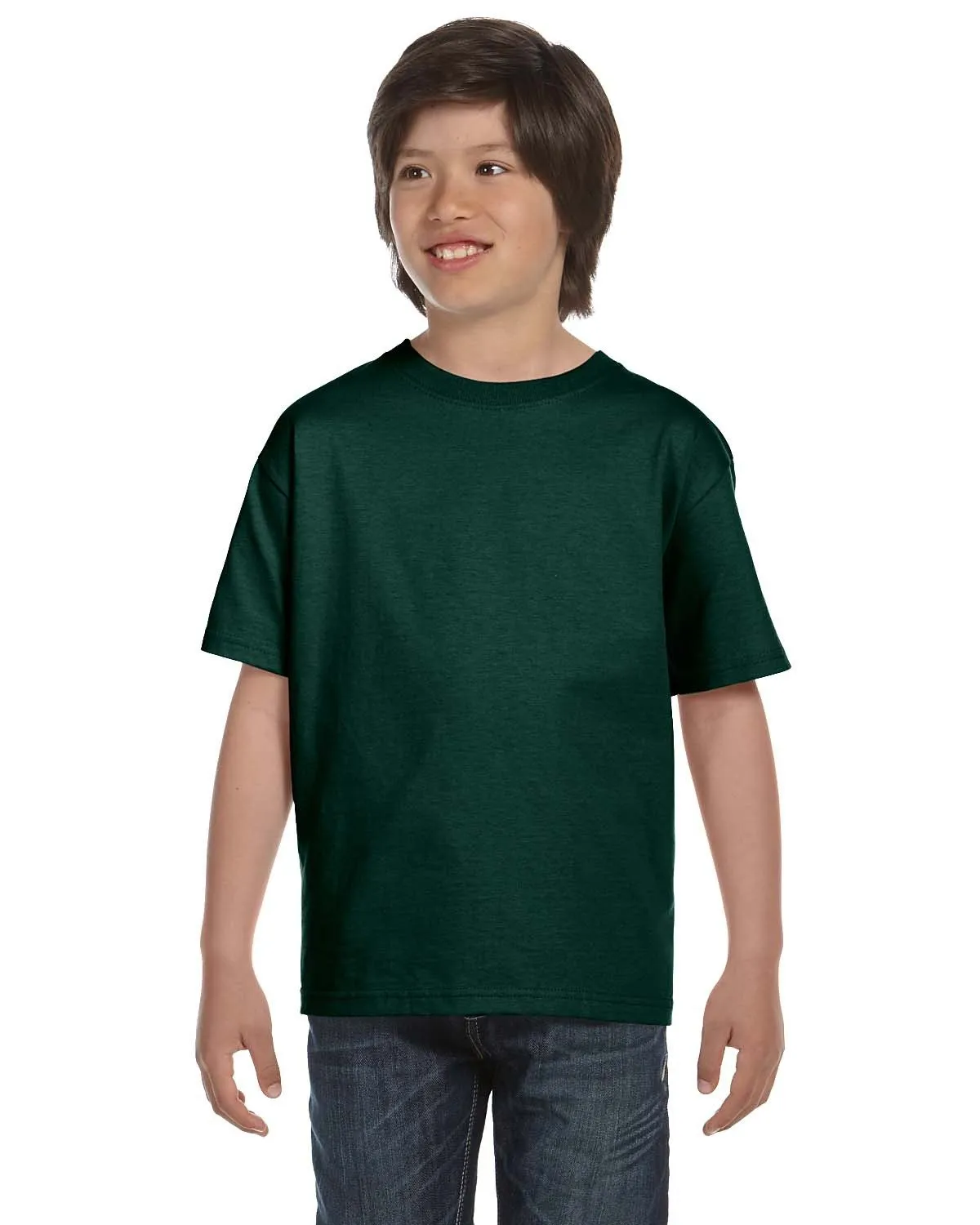 Hanes 5480 Jugend Comfortsoft Baumwoll-T-Shirt