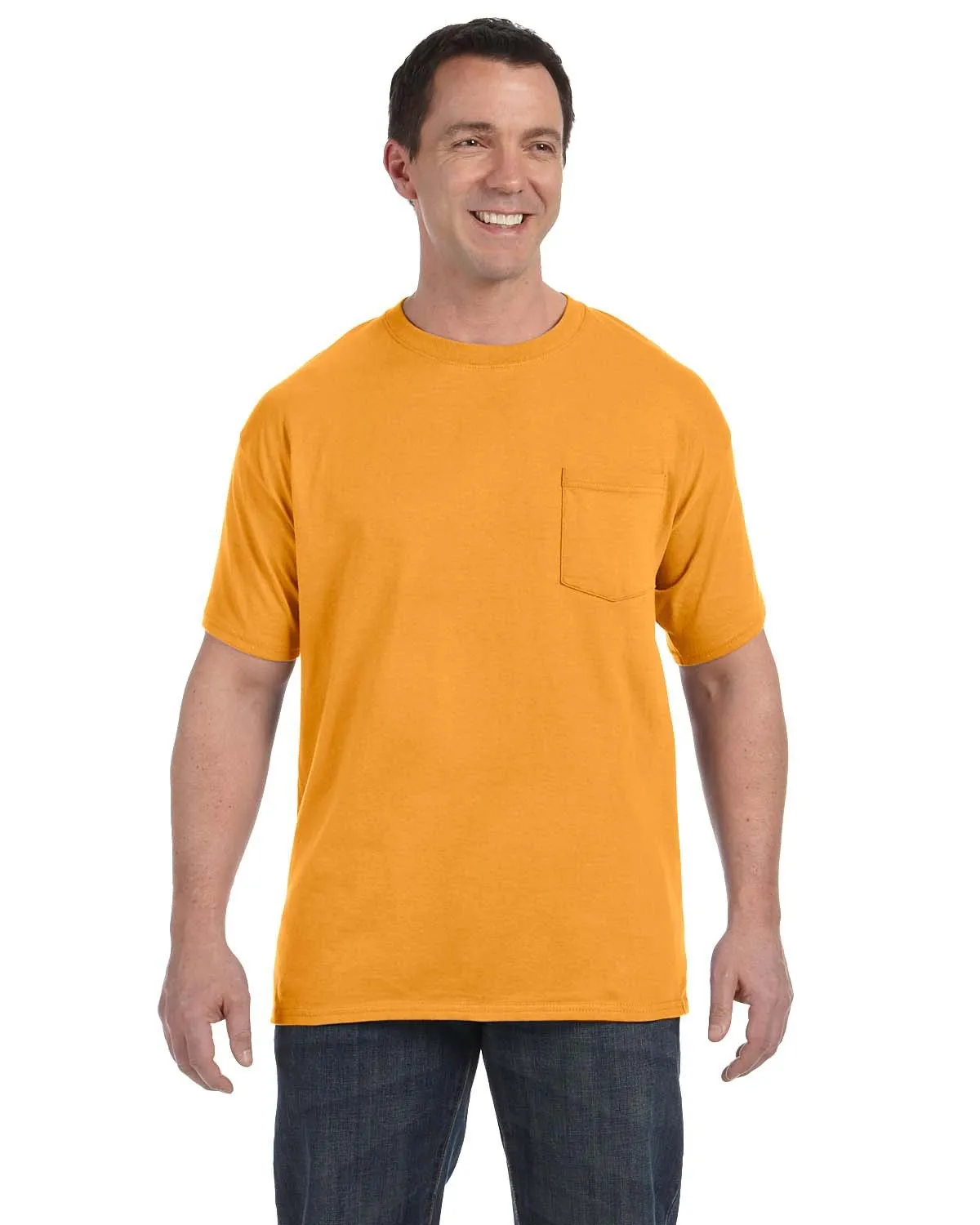 Hanes H5590 Herren Authentic-T T-Shirt mit Brusttasche