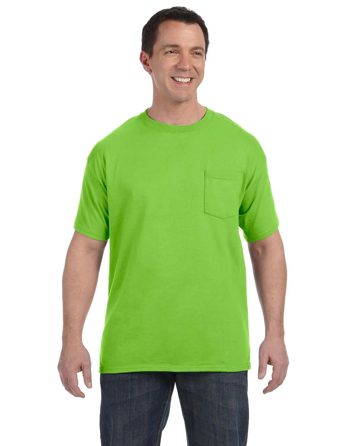 Hanes H5590 Herren Authentic-T T-Shirt mit Brusttasche