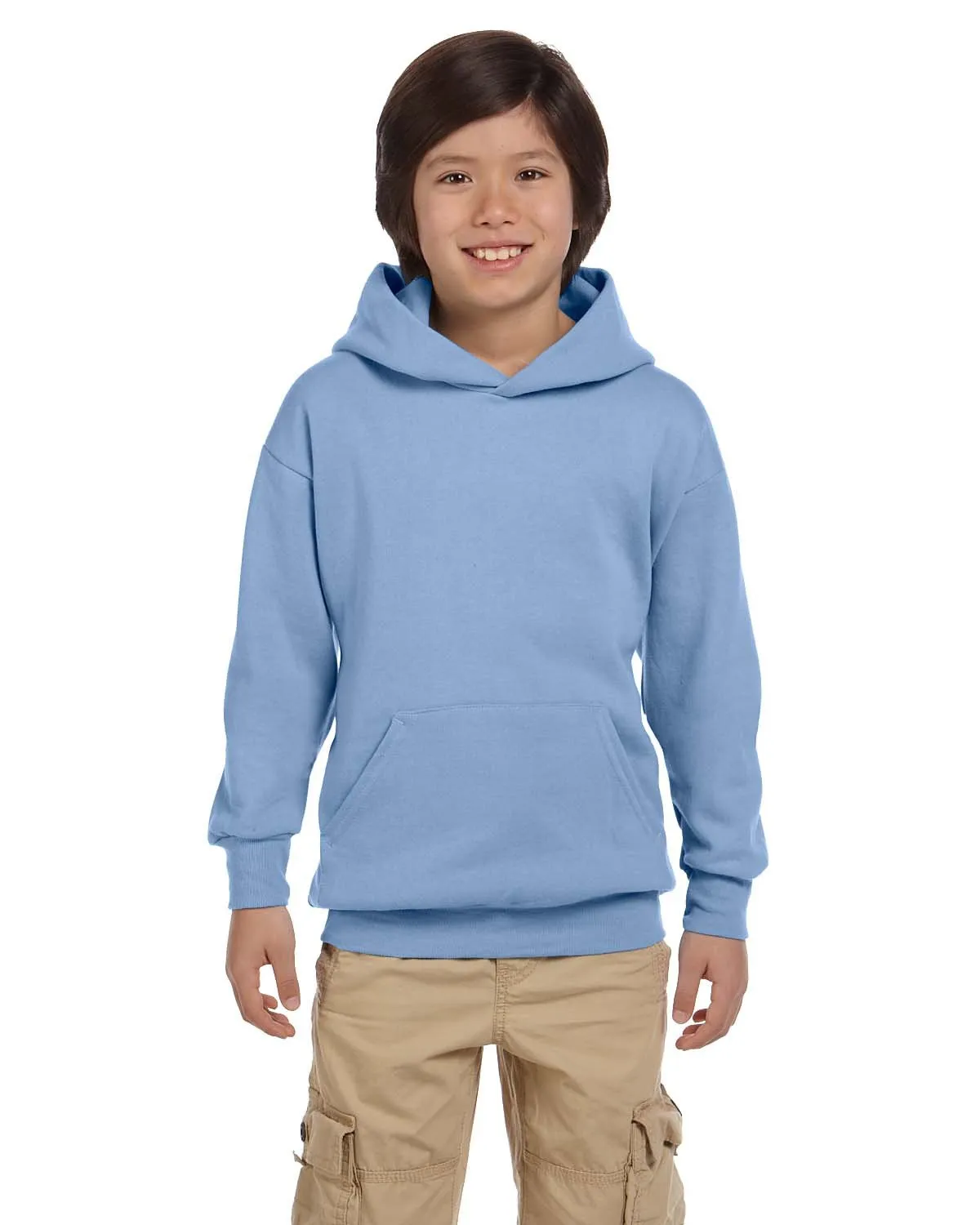 Hanes P473 Jugend EcoSmart 50/50 Pullover Kapuzen-Sweatshirt