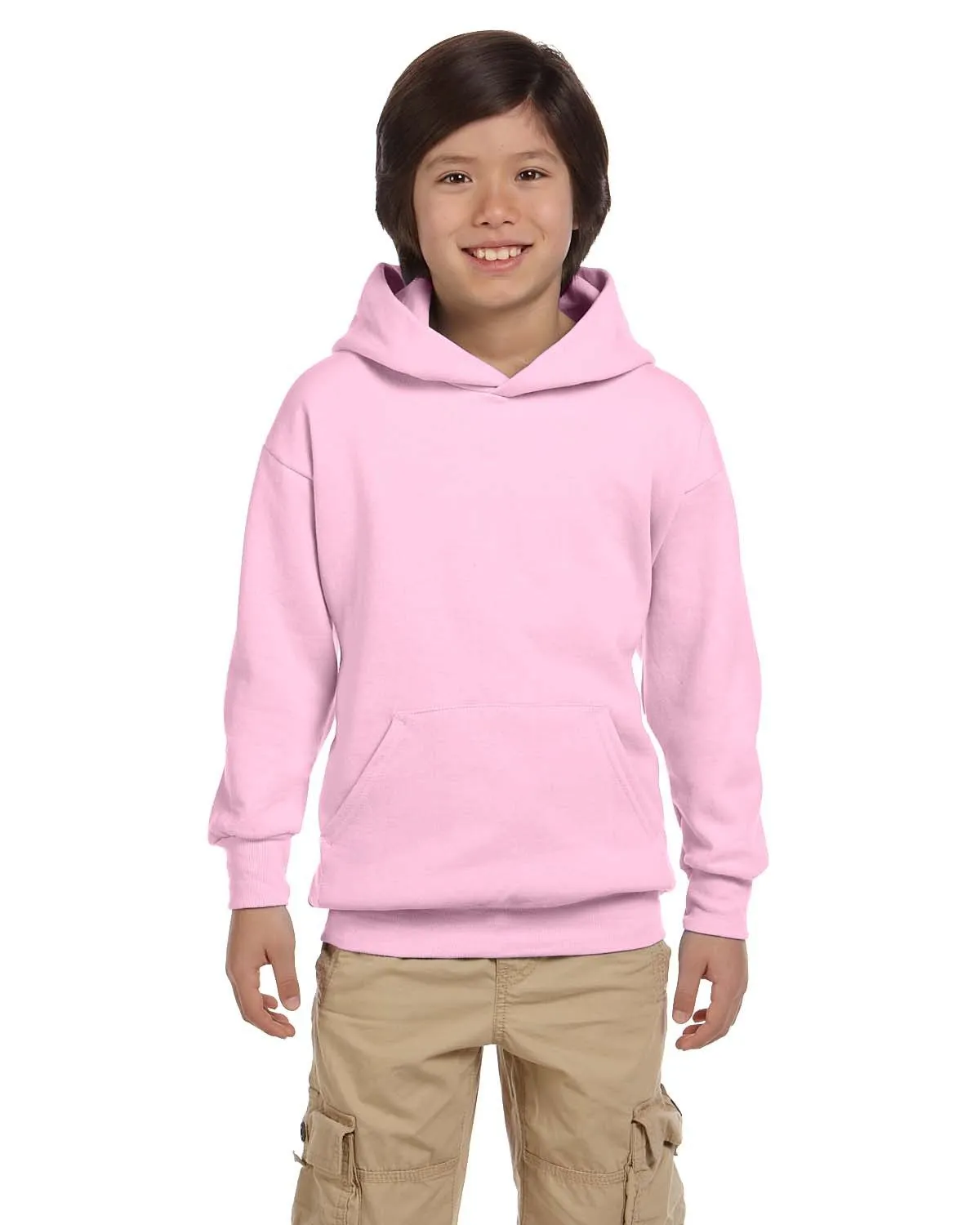 Hanes P473 Jugend EcoSmart 50/50 Pullover Hoodie mit Kapuze