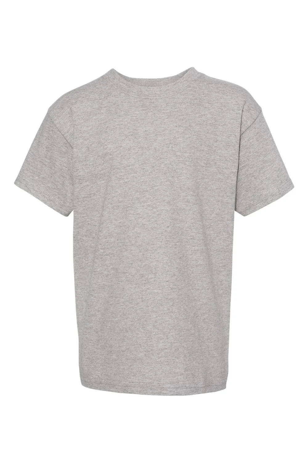Hanes Youth ComfortSoft Kurzarm Rundhals T-Shirt - Oxford Grau