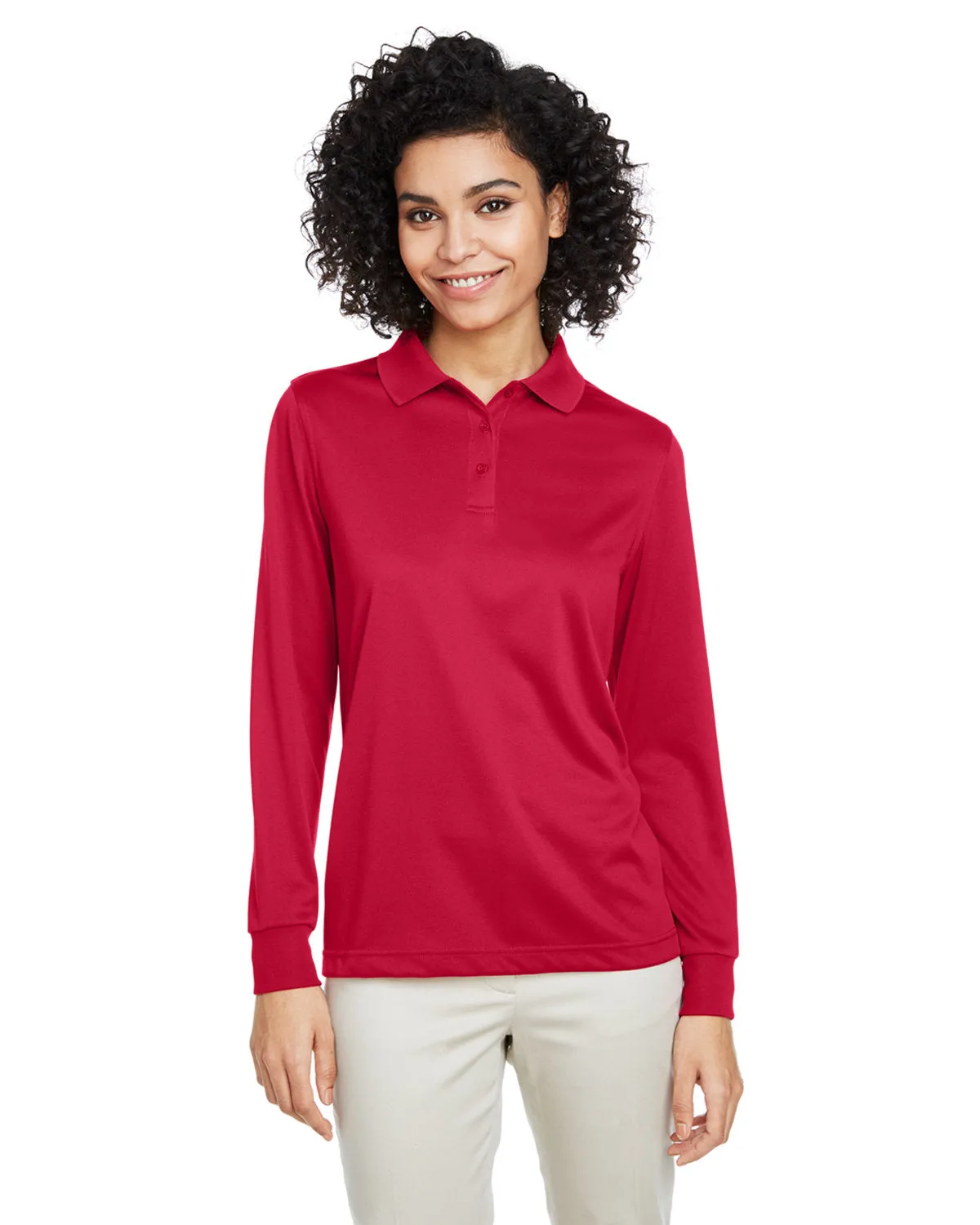 Harriton M348LW Damen Advantage Snag Protection Plus IL Langarm Polo