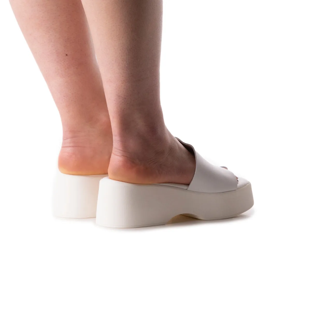 Hatsu Weißes Leder