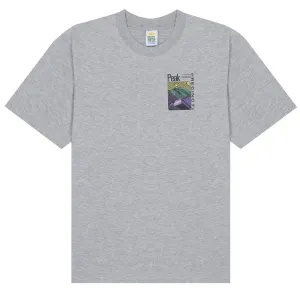 Hikerdelic Hotel SS T-Shirt Grau Melange
