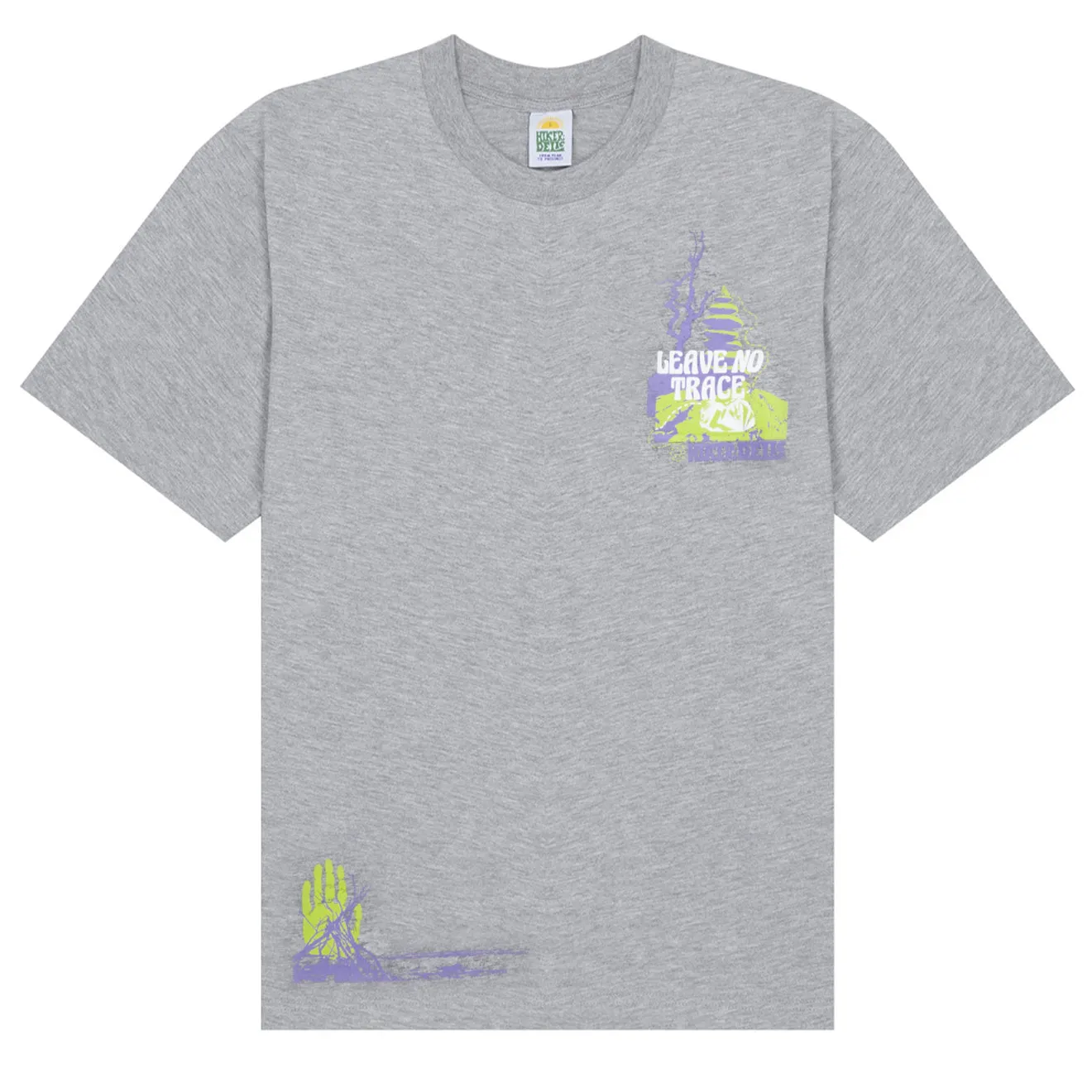 Hikerdelic No Trace SS T-Shirt Grau Meliert