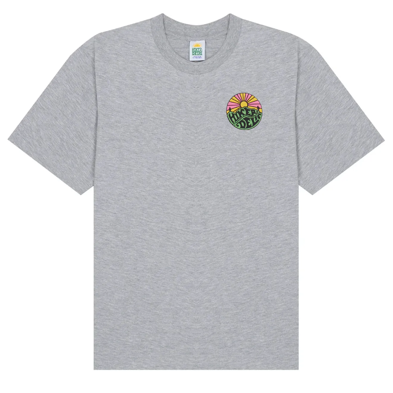 Hikerdelic Original Logo SS T-Shirt - Grau Meliert