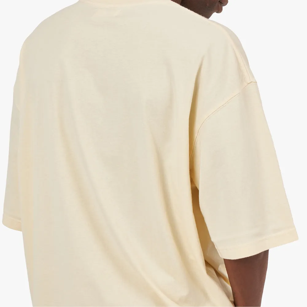 Honor the Gift Wappen-Logo Box T-Shirt / Creme