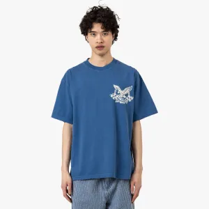 Honor The Gift Vintage Öl-T-Shirt Blau