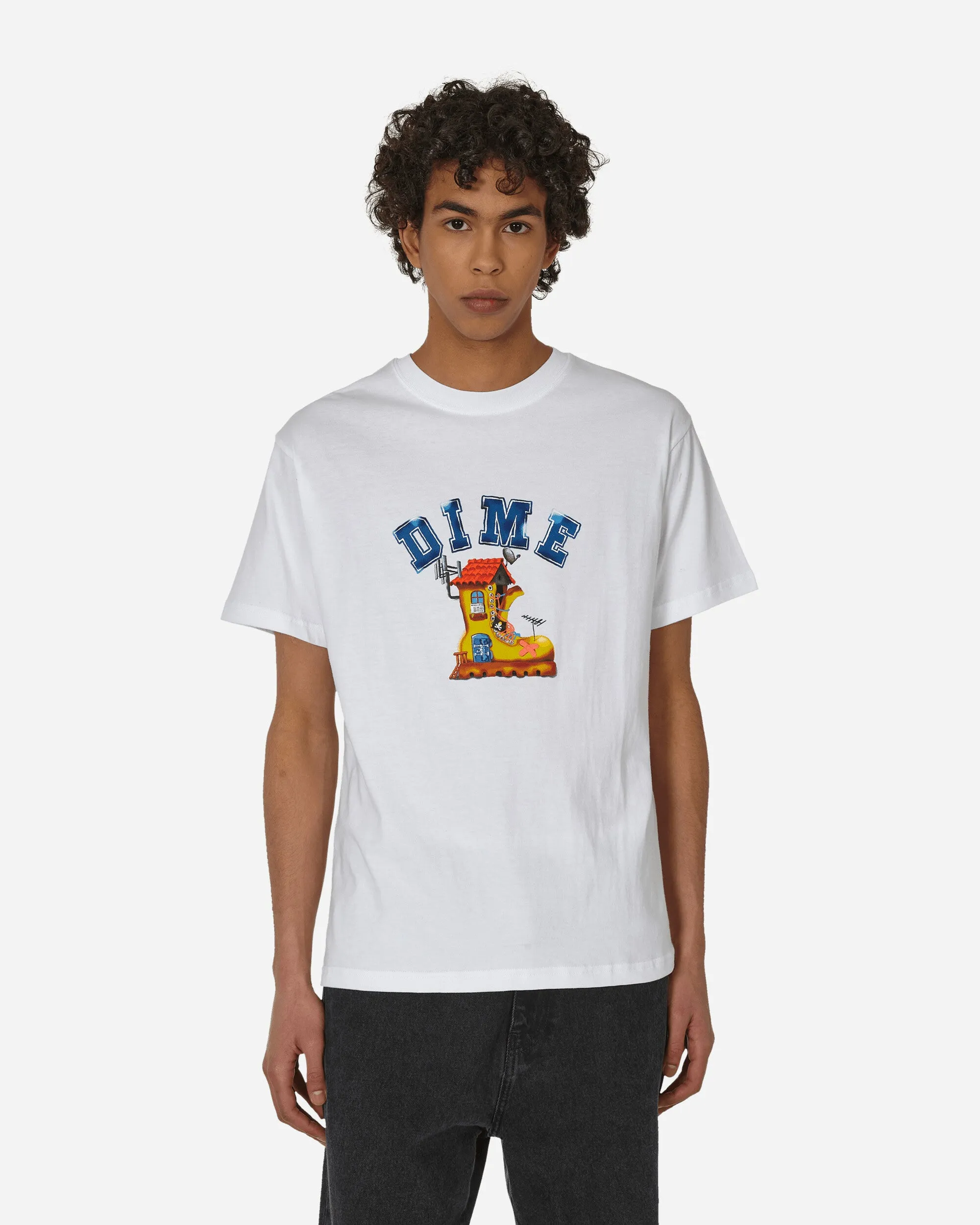 Haus T-Shirt Weiß