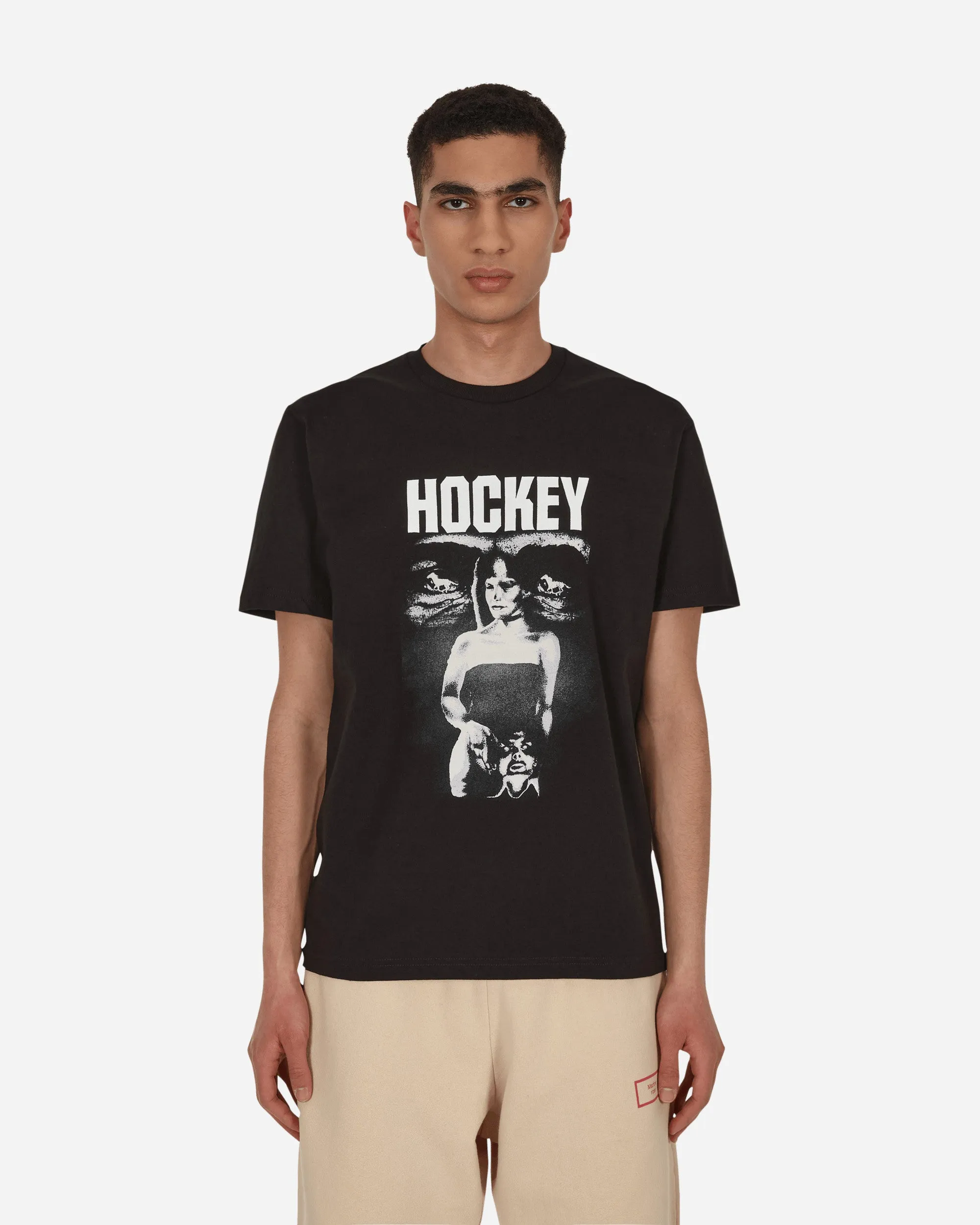 HP Synthetik T-Shirt Schwarz