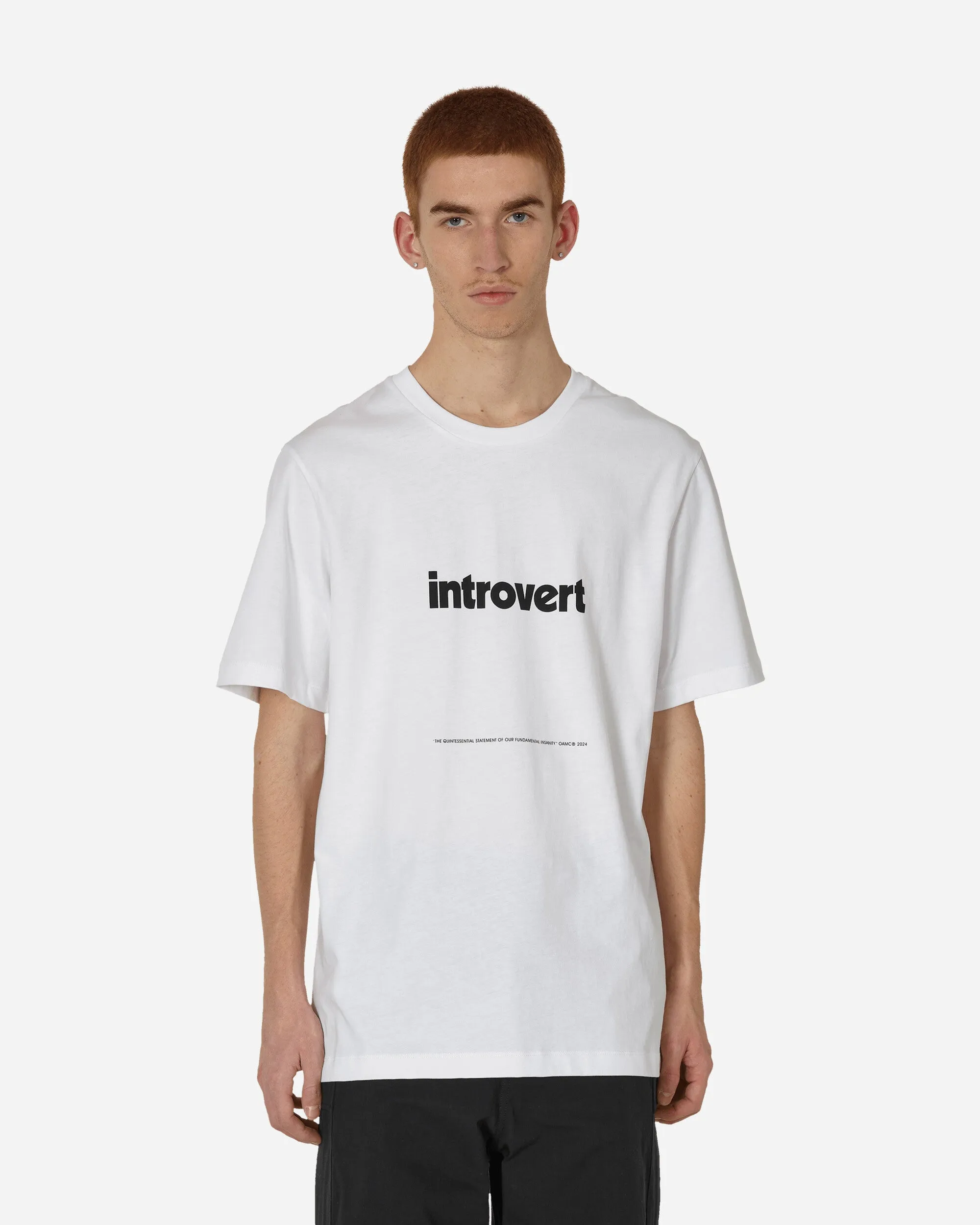 Introvert T-Shirt Weiß