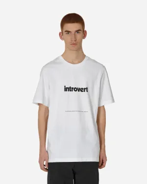 Introvert T-Shirt Weiß